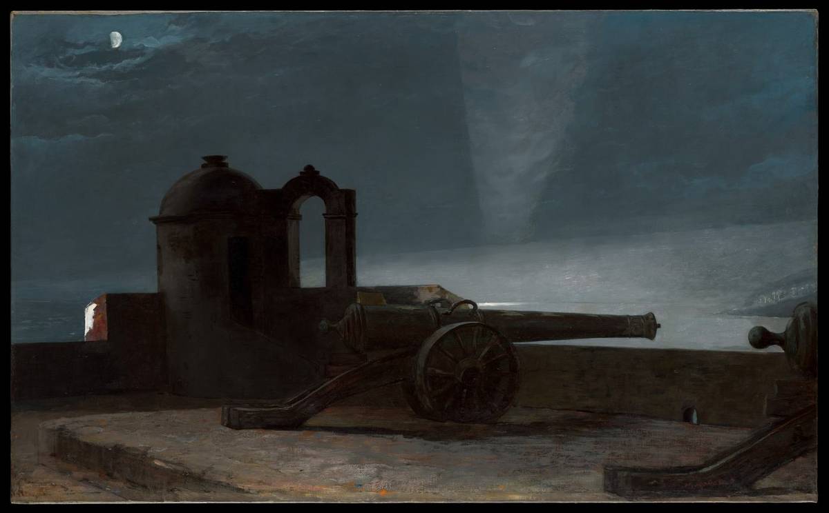 Searchlight on Harbor Entrance, Santiago de Cuba, oil on canvas by Winslow Homer
