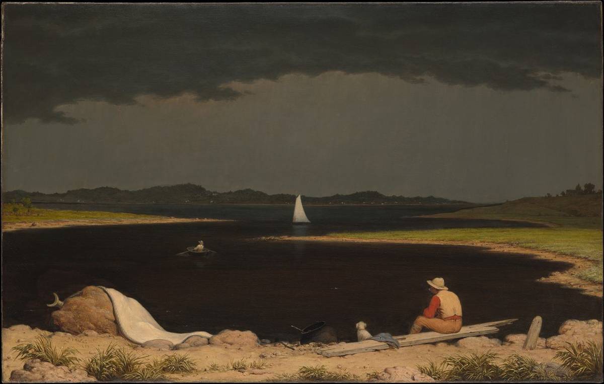 Approaching Thunder Storm, oil on canvas by Martin Johnson Heade