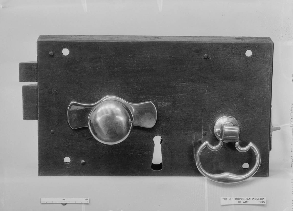 Lock, iron by Unknown artist