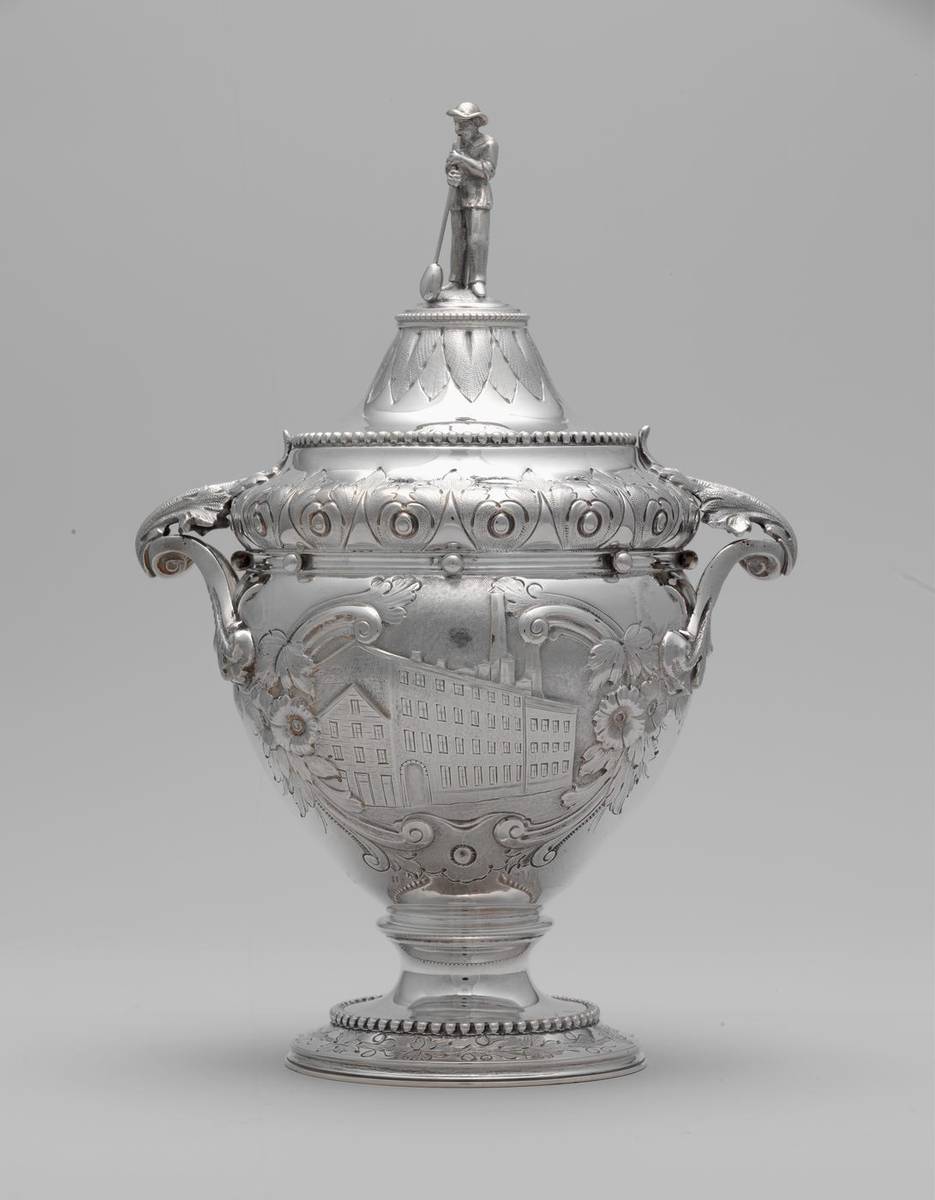 Sugar bowl, silver by Wood and Hughes