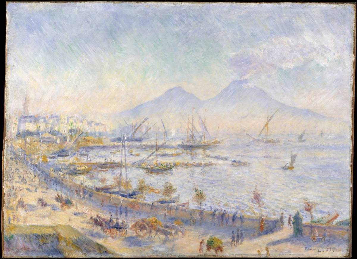 The Bay of Naples, oil on canvas by Auguste Renoir