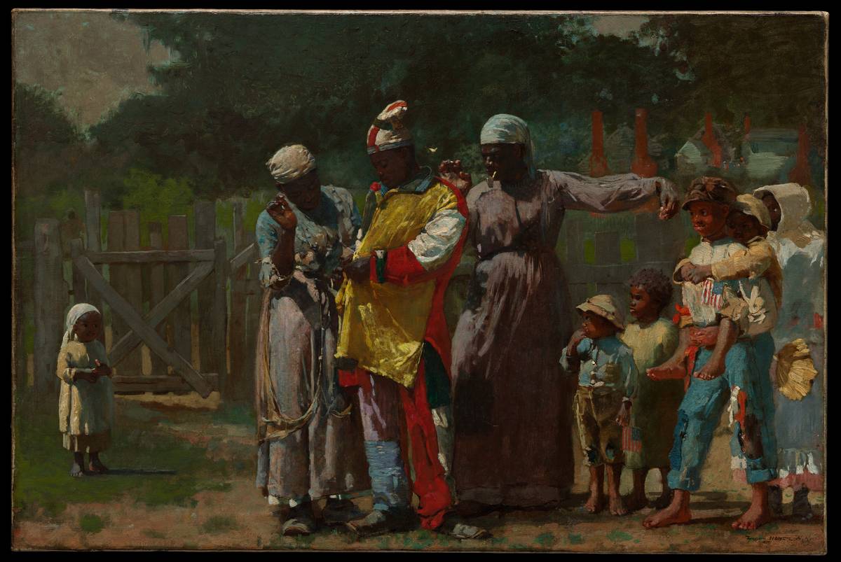 Dressing for the Carnival, oil on canvas by Winslow Homer