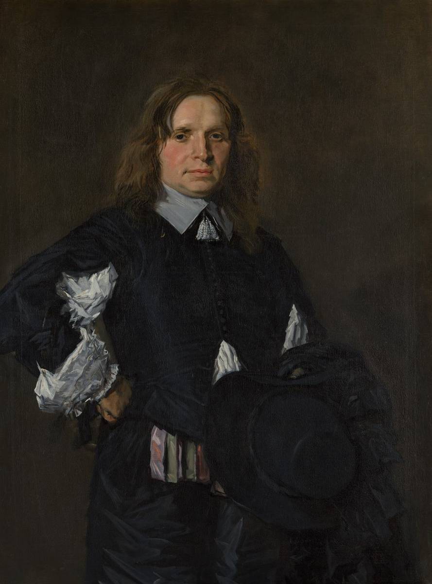 Portrait of a Man, oil on canvas by Frans Hals