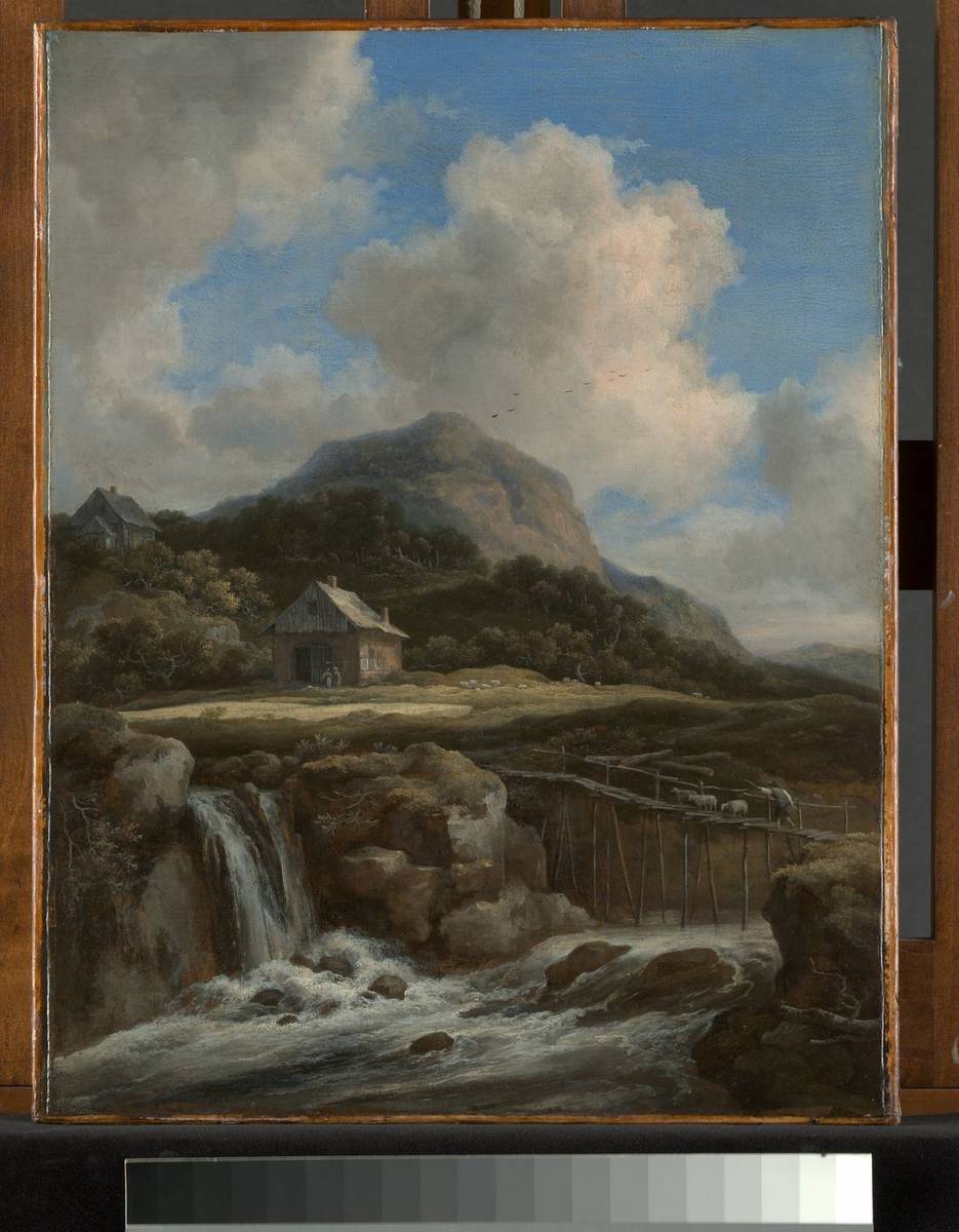 Mountain Torrent, oil on canvas by Jacob van Ruisdael