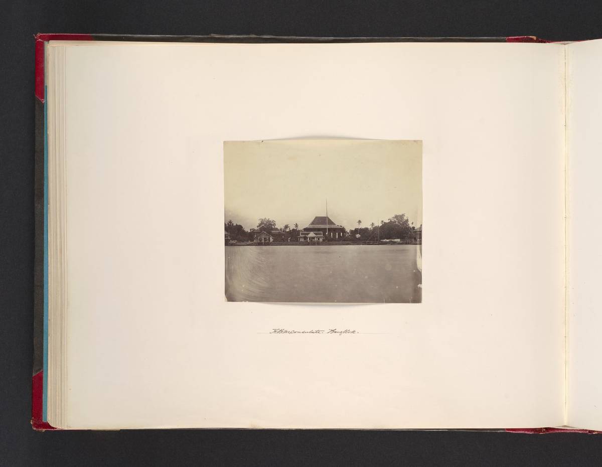 H.B.M. Consulate Bangkok, albumen silver print from glass negative by John Thomson