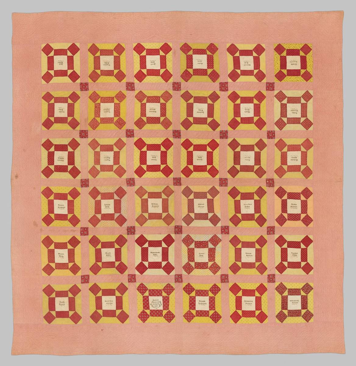Signature Quilt, cotton by Julianna Diehl Fenstermacher