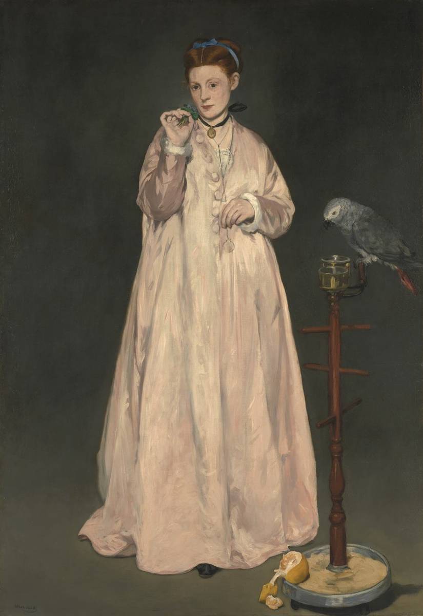 Young Lady in 1866, oil on canvas by Edouard Manet