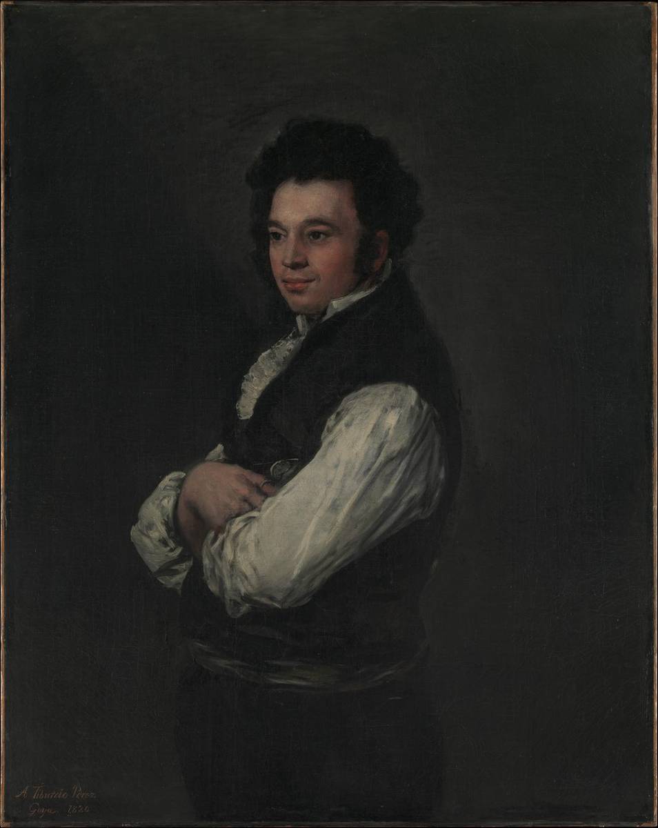 Tiburcio Pérez y Cuervo (1785/86–1841), the Architect, oil on canvas by Goya (Francisco de Goya y Lucientes)