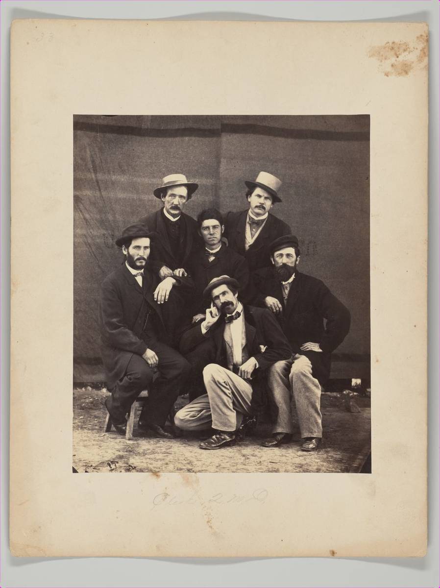 Clerks of 2nd Quartermaster, Camp Nelson, Kentucky, albumen silver print from glass negative by G. W. Foster