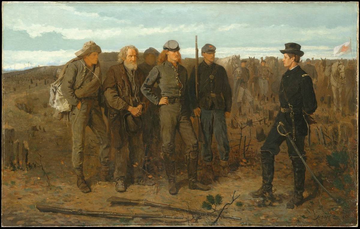 Prisoners from the Front, oil on canvas by Winslow Homer