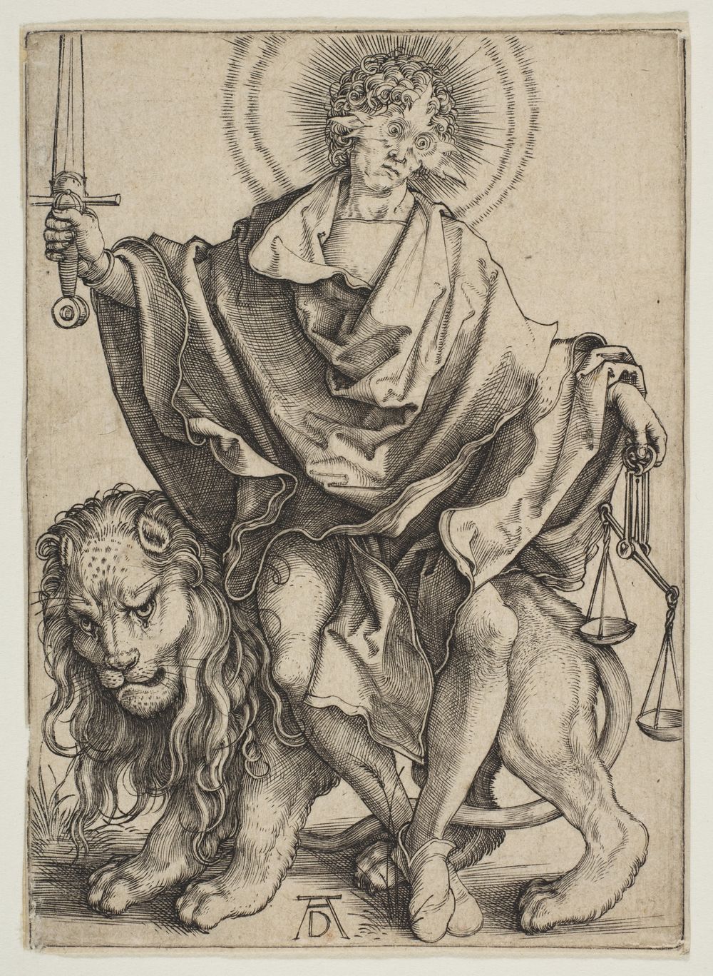 Justice, engraving by Albrecht Dürer
