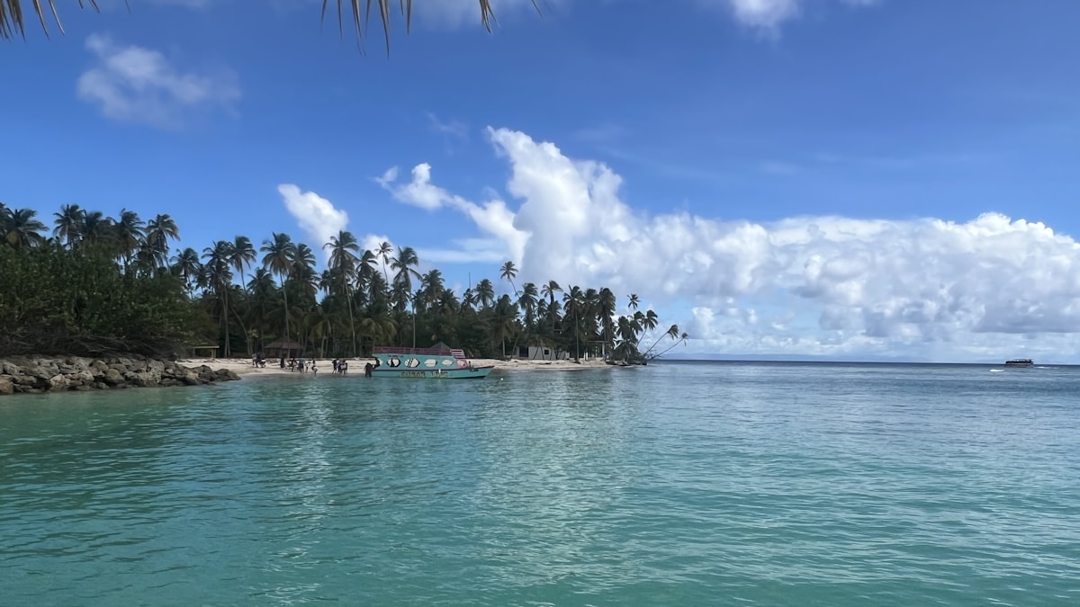Coastline at Crown Point, Tobago, Trinidad and Tobago, the twin-island nation now hosting both the region's largest AI data center deal and its first AI governance forum